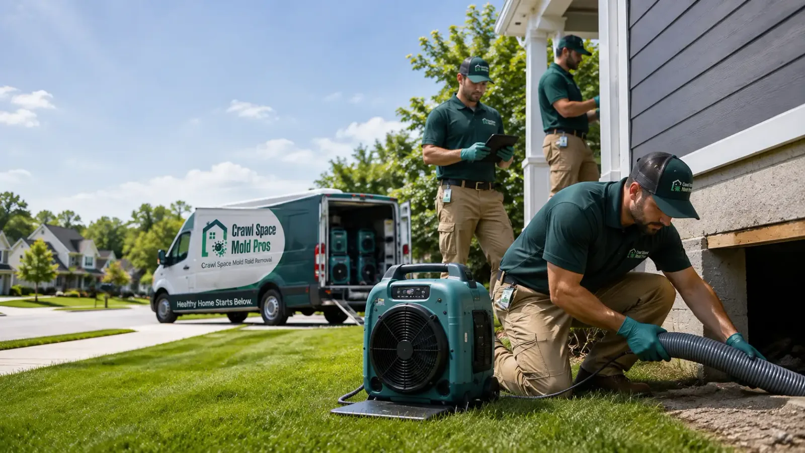 Crawl Space Mold Removal in Esmond, IL